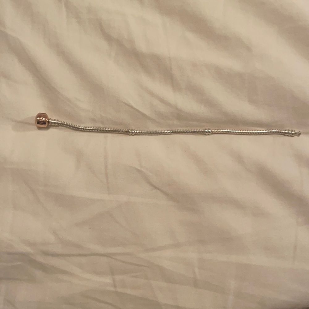 Rose gold clasp size small Pandora bracelet